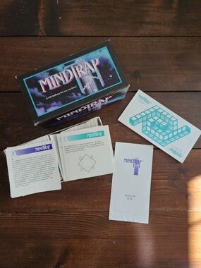 1991 Mindtrap Board Game Complete